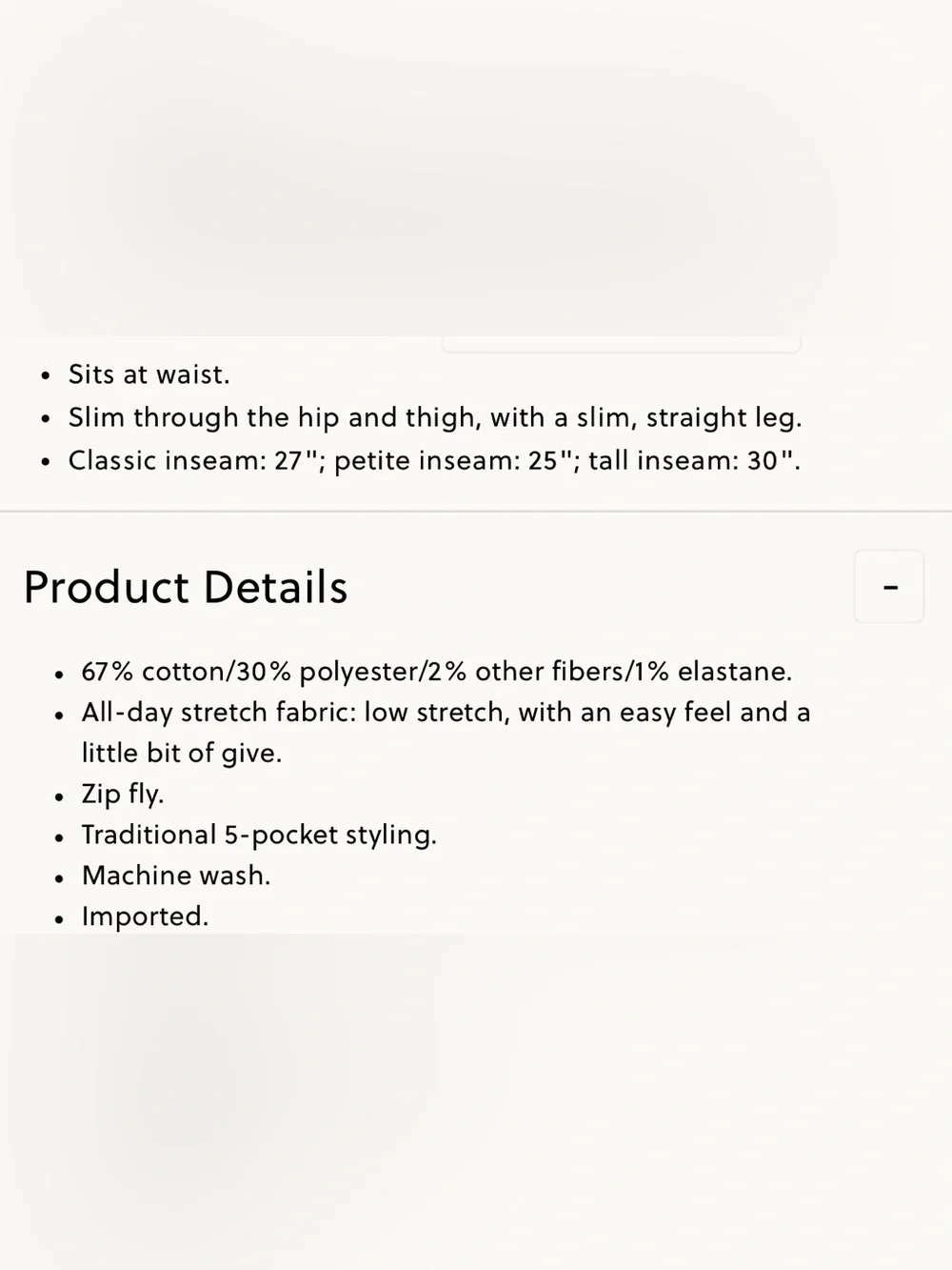 J. Crew Essential Straight Leg Jeans. Ladies 30